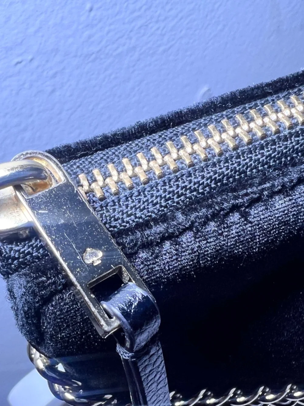 Kate Spade Black Duo Suede Convertible Mini Clutch Bag